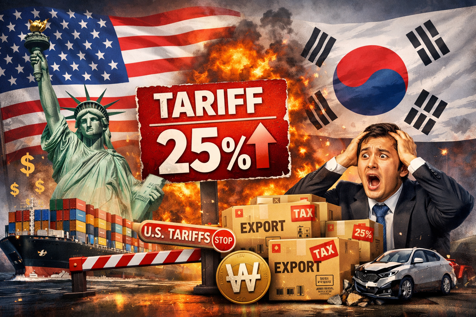 Güney Koreye uygulanan gümrük vergilerini yüzde 25e yükseltti